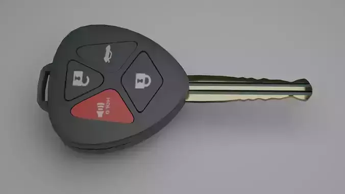 Old Toyota Car Key