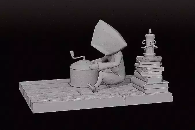 little nightmare six carillon diorama 3D print model