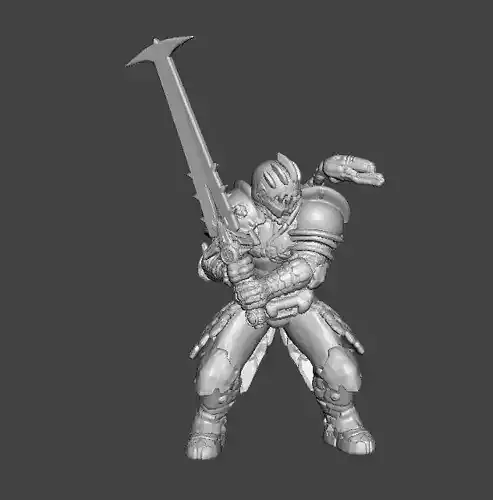 SLAYER SENTINEL ARMOR CRUCIBLE SWORD MINIATURE MODEL FIGURE RPG