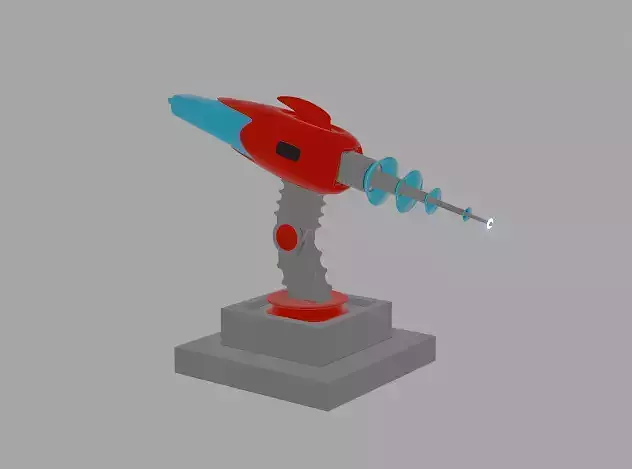 plasma gun 3D model