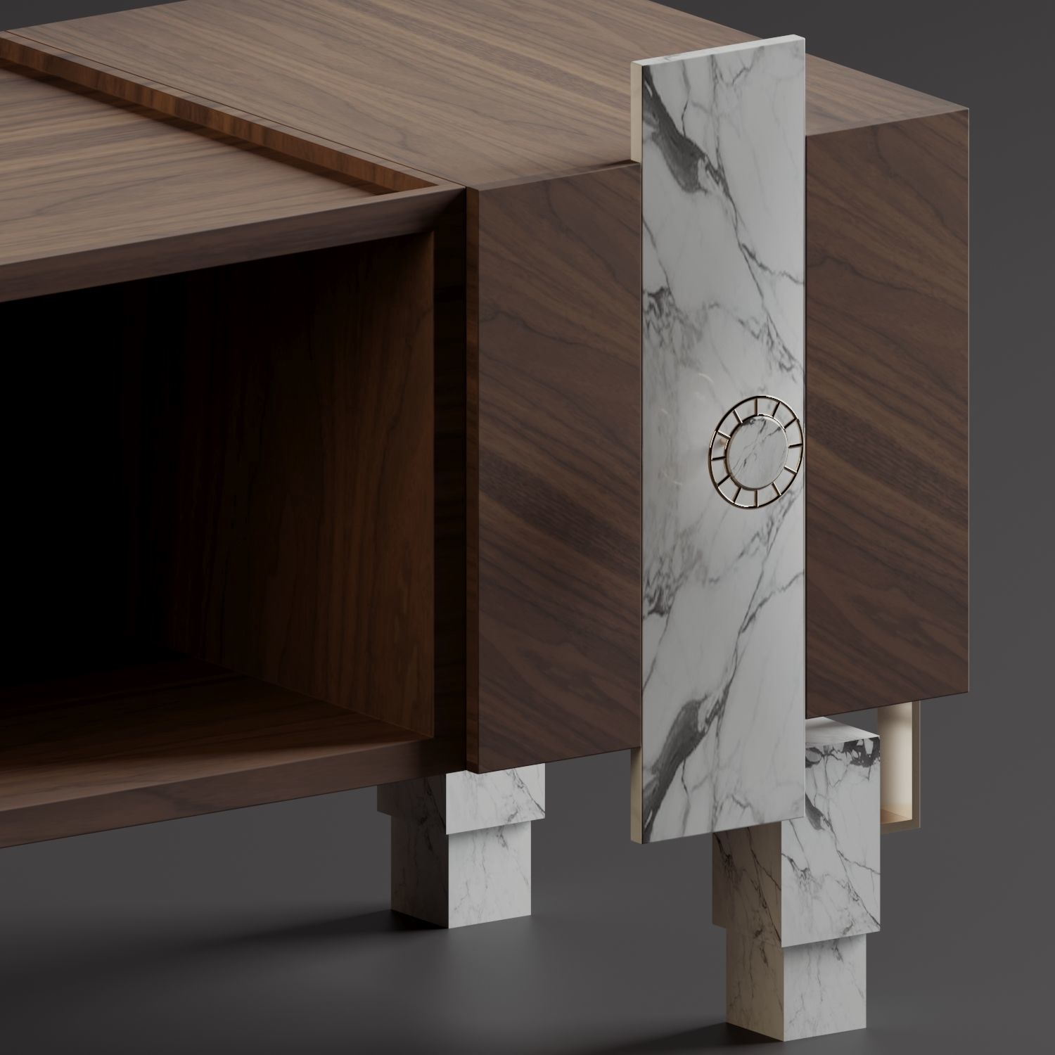 Sideboard and Console - 42 3D model_6