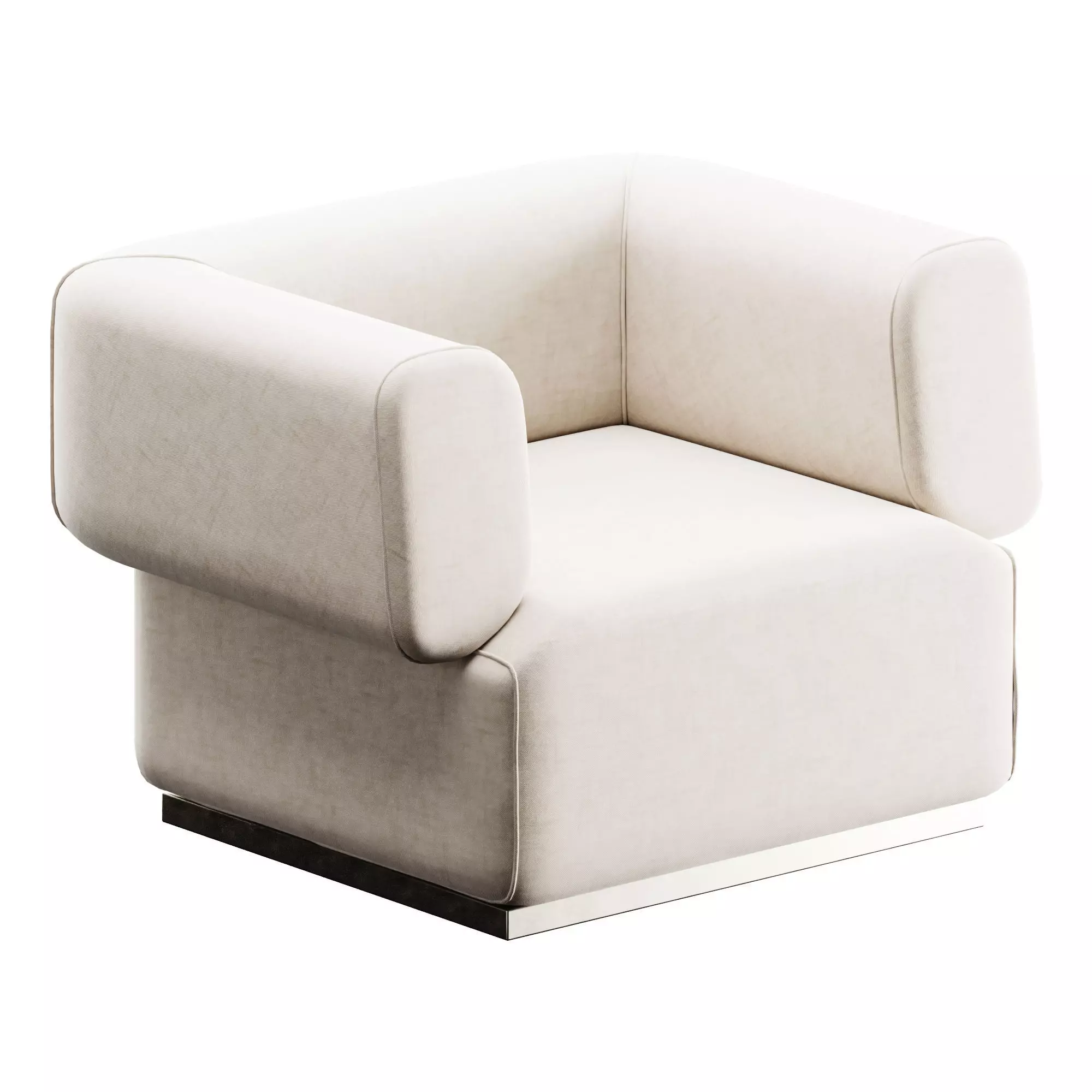 Lebom HUG Armchair 3D model_0