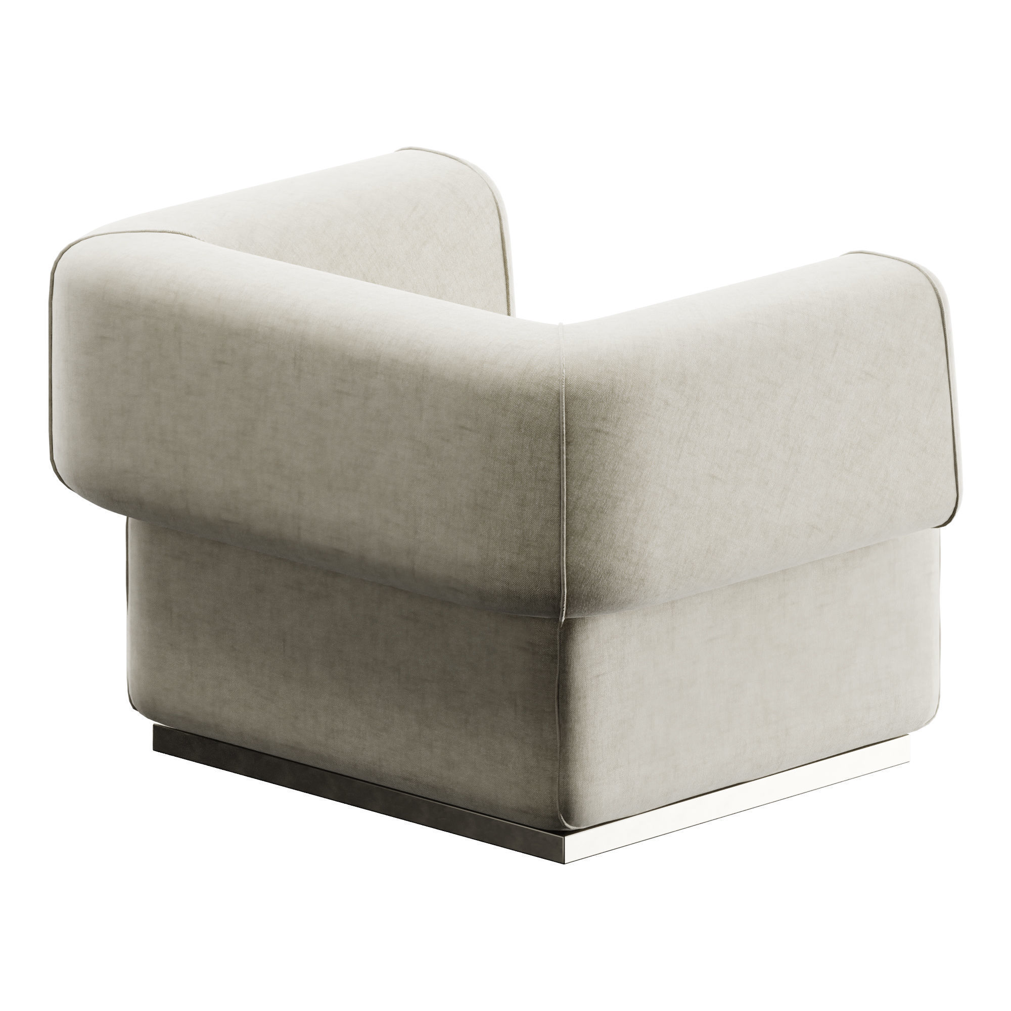 Lebom HUG Armchair 3D model_2