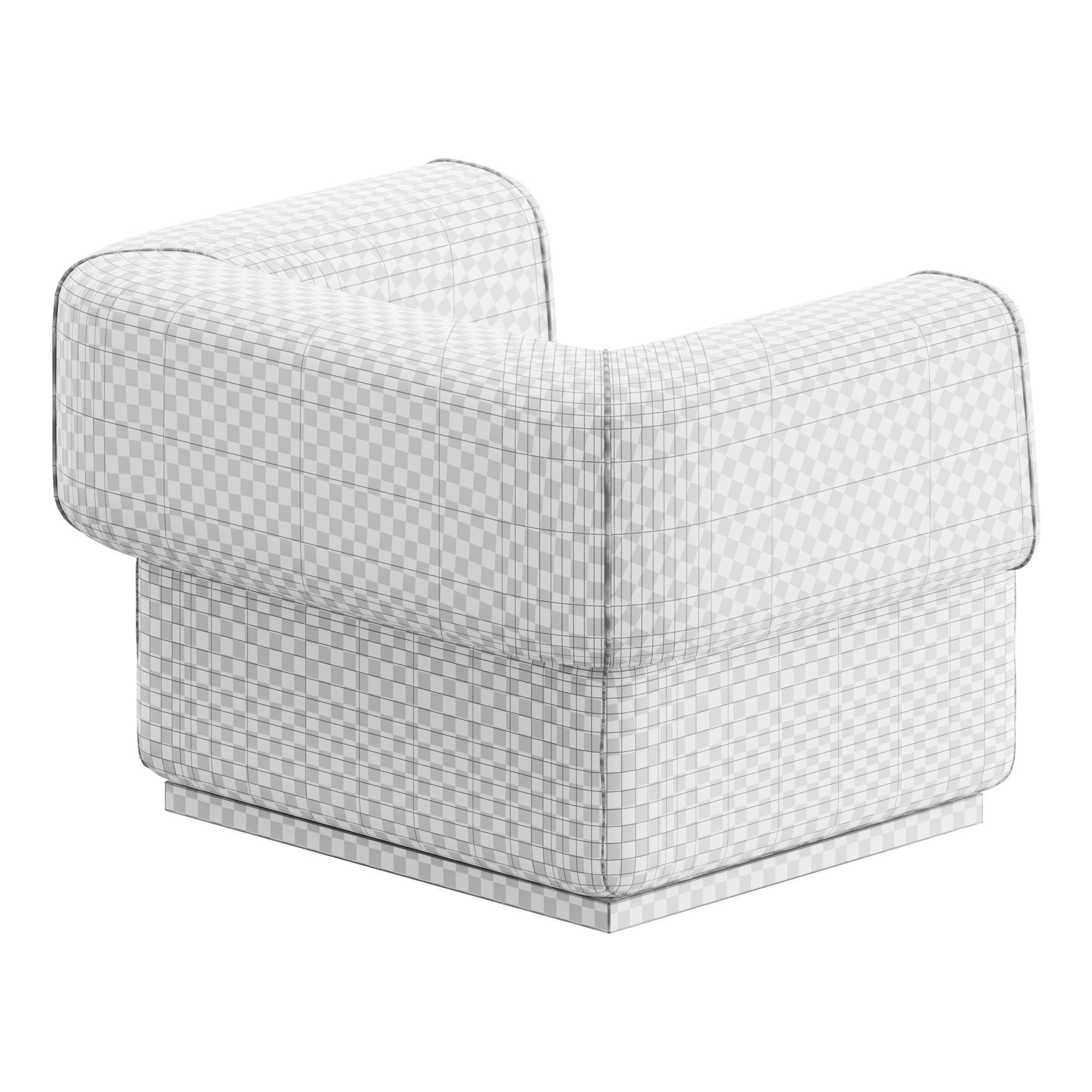 Lebom HUG Armchair 3D model_3