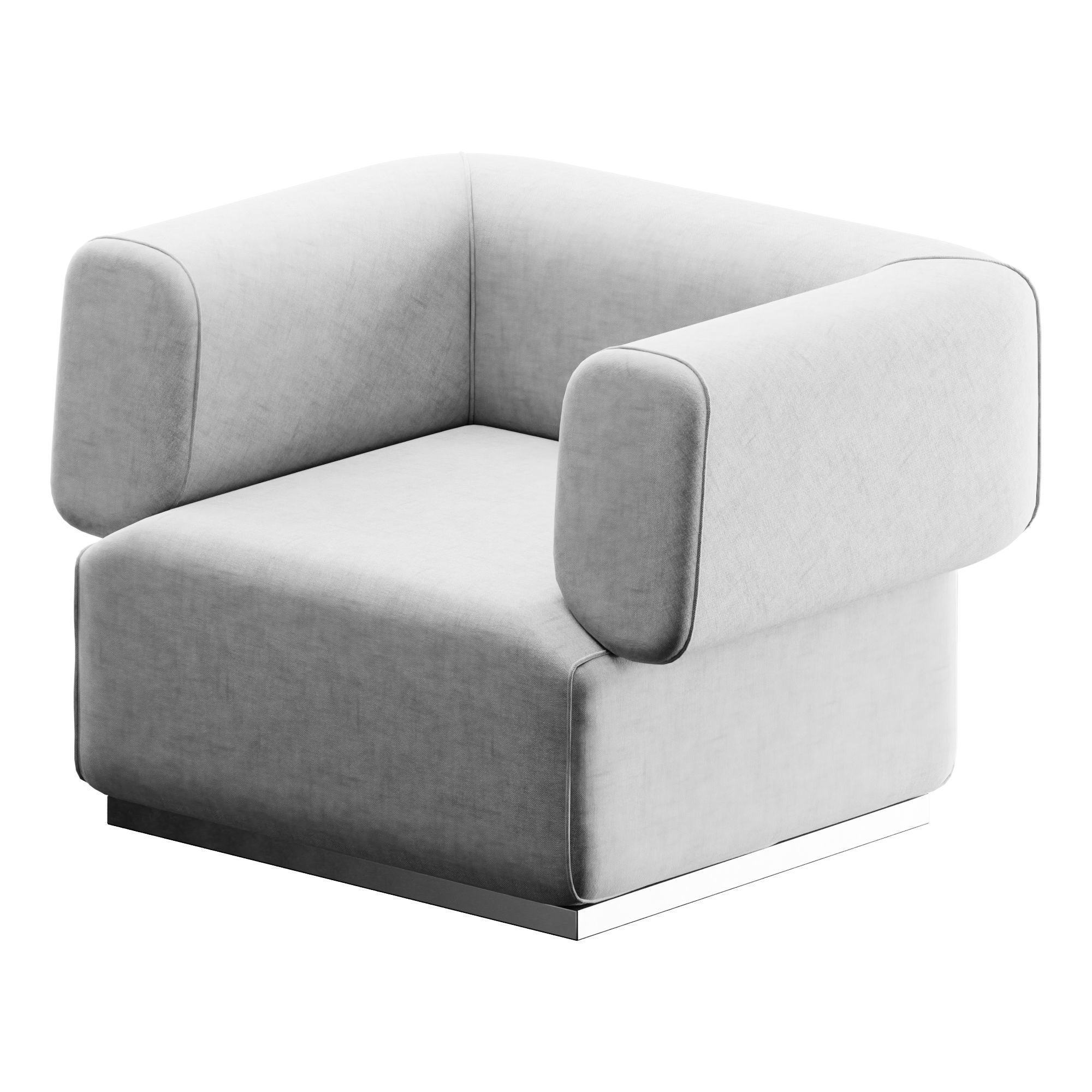 Lebom HUG Armchair 3D model_1