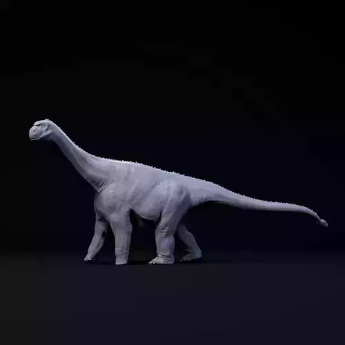 Shunosaurus walking 1-35 scale pre-supported sauropod dinosaur