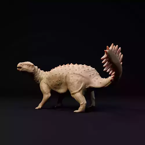 Stegouros 1-35 scale pre-supported armoured dinosaur