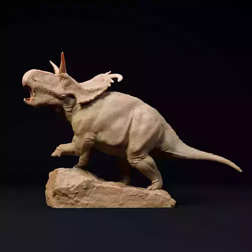 Lokiceratops roar 1-35 scale pre-supported dinosaur 3D print model