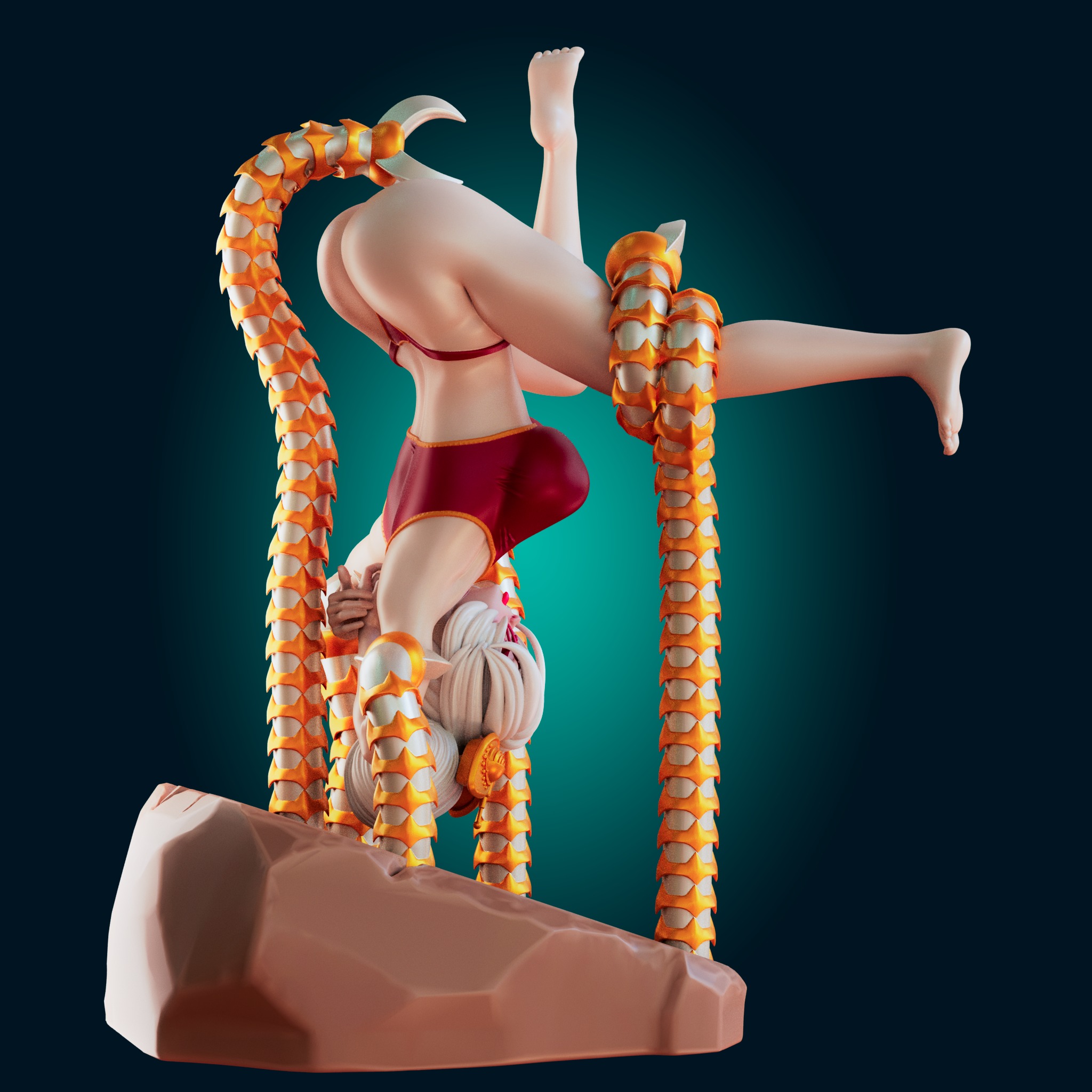 PURAH FROM ZELDA TENTACLE TRAP  3D PRINT MODEL 3D print model_3