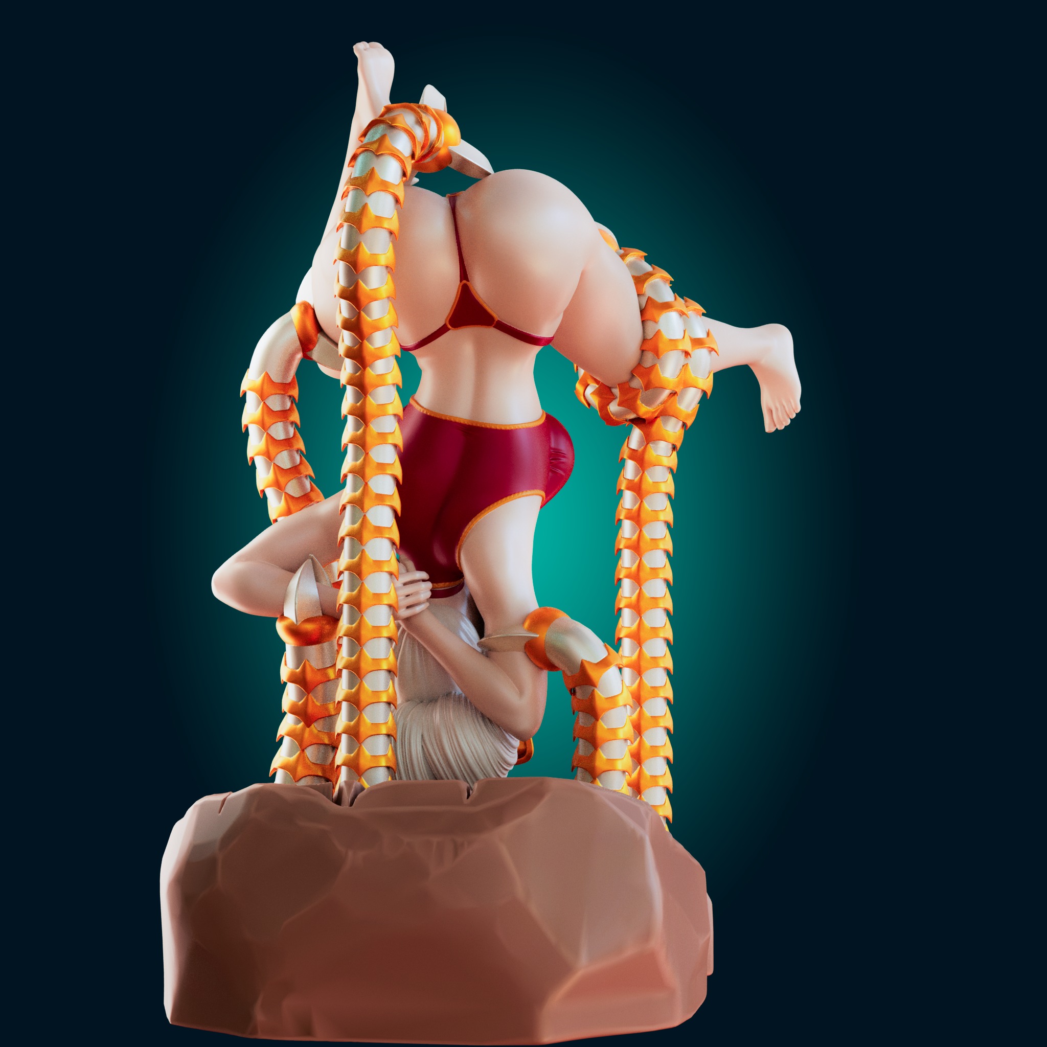 PURAH FROM ZELDA TENTACLE TRAP  3D PRINT MODEL 3D print model_4