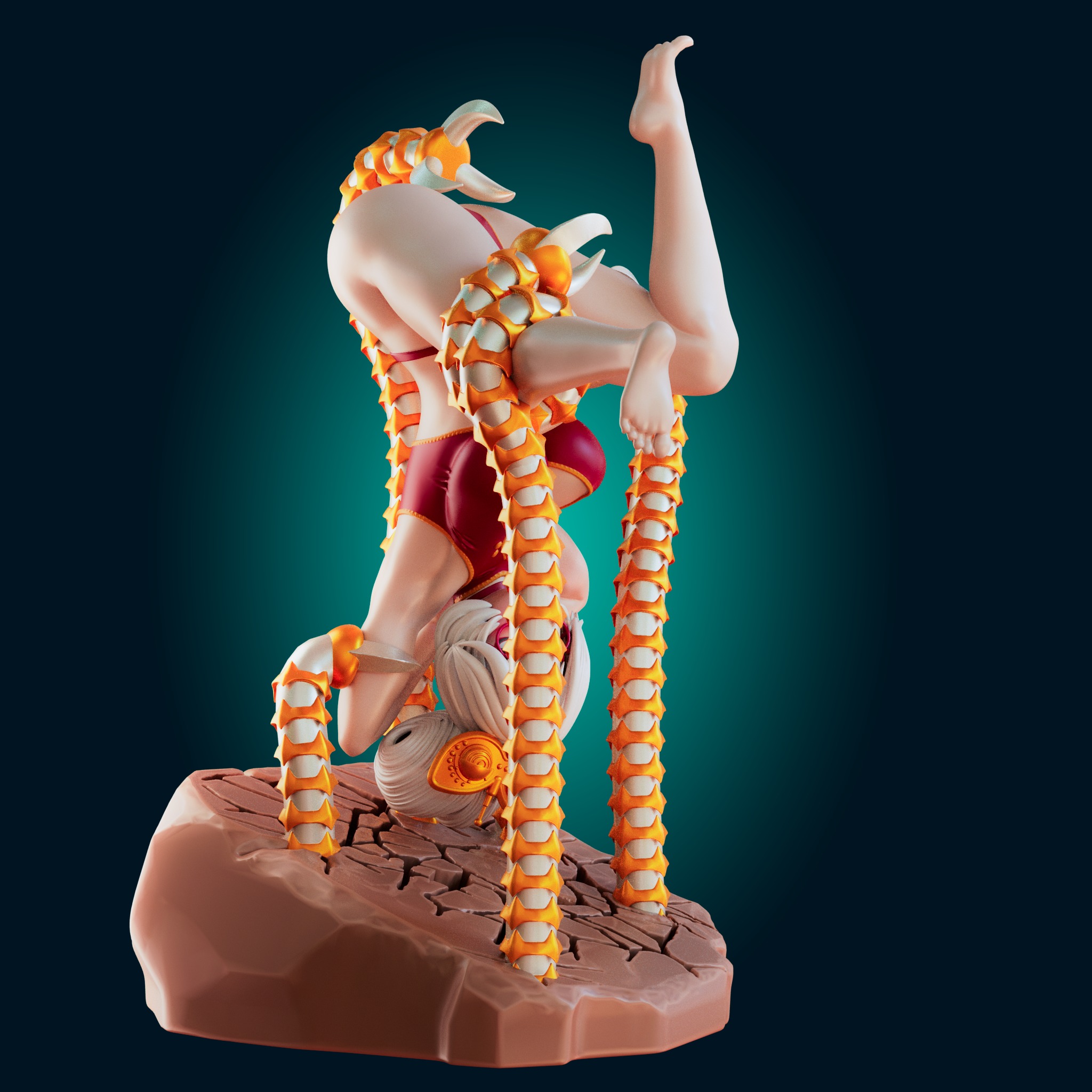 PURAH FROM ZELDA TENTACLE TRAP  3D PRINT MODEL 3D print model_2