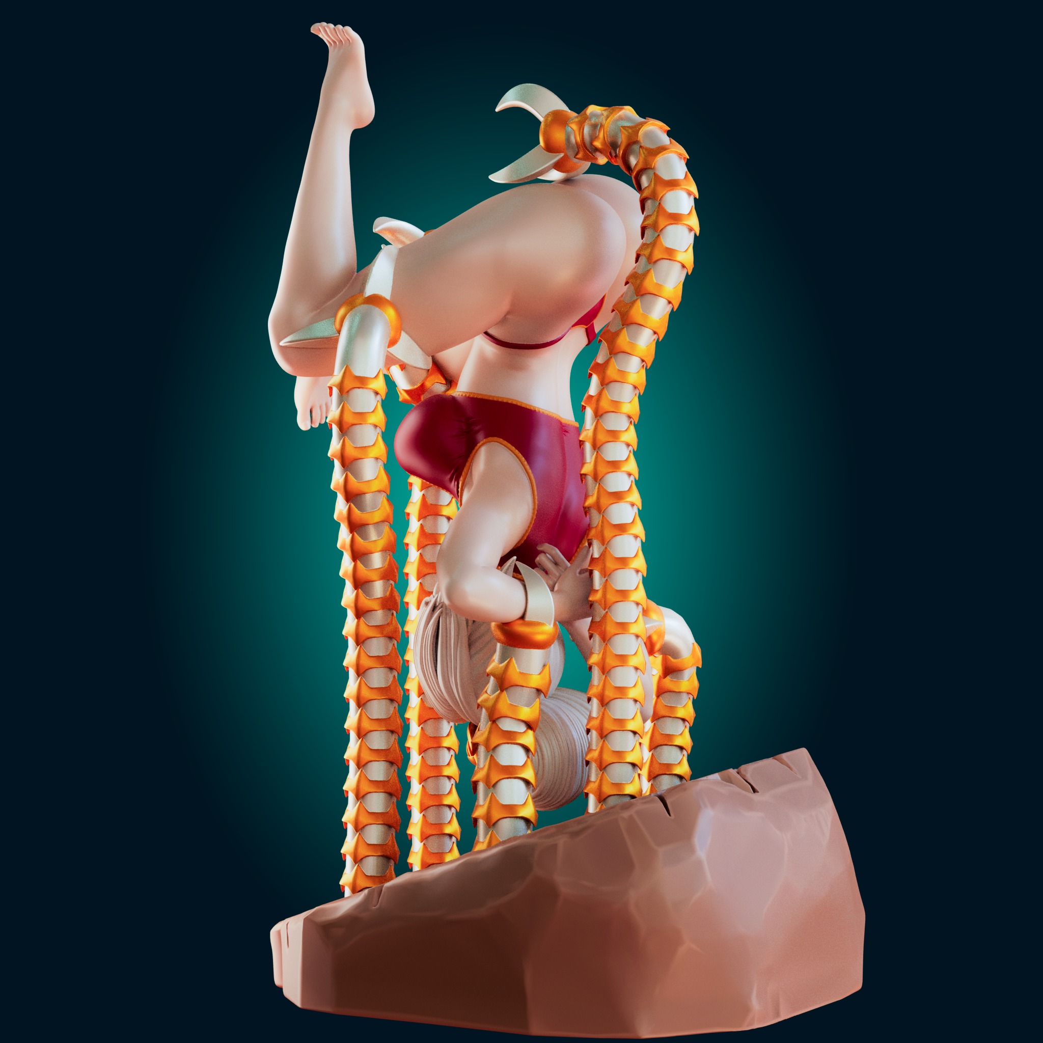 PURAH FROM ZELDA TENTACLE TRAP  3D PRINT MODEL 3D print model_6