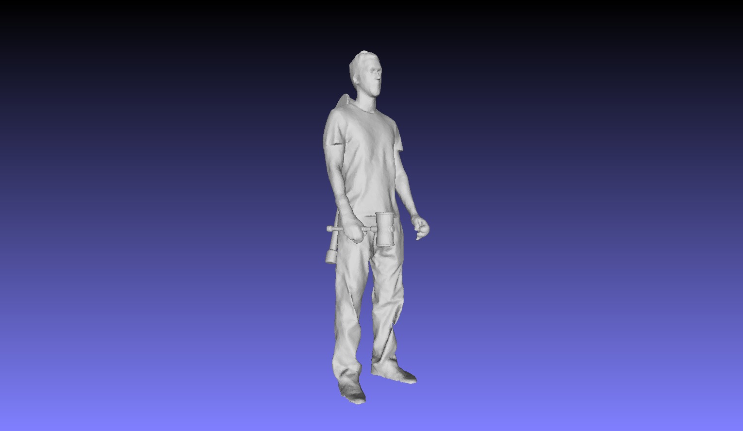 Printle QR Homme 025 T 3D print model_5
