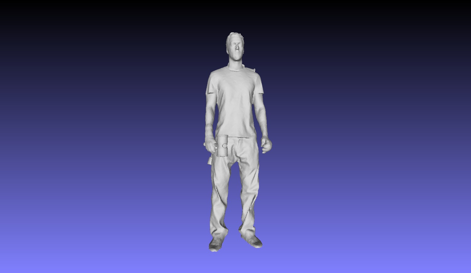 Printle QR Homme 025 T 3D print model_2