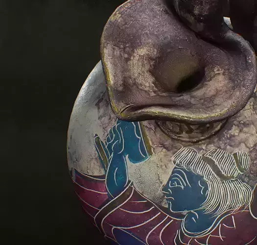 Antique Greek Vase - Game Ready 3D Model