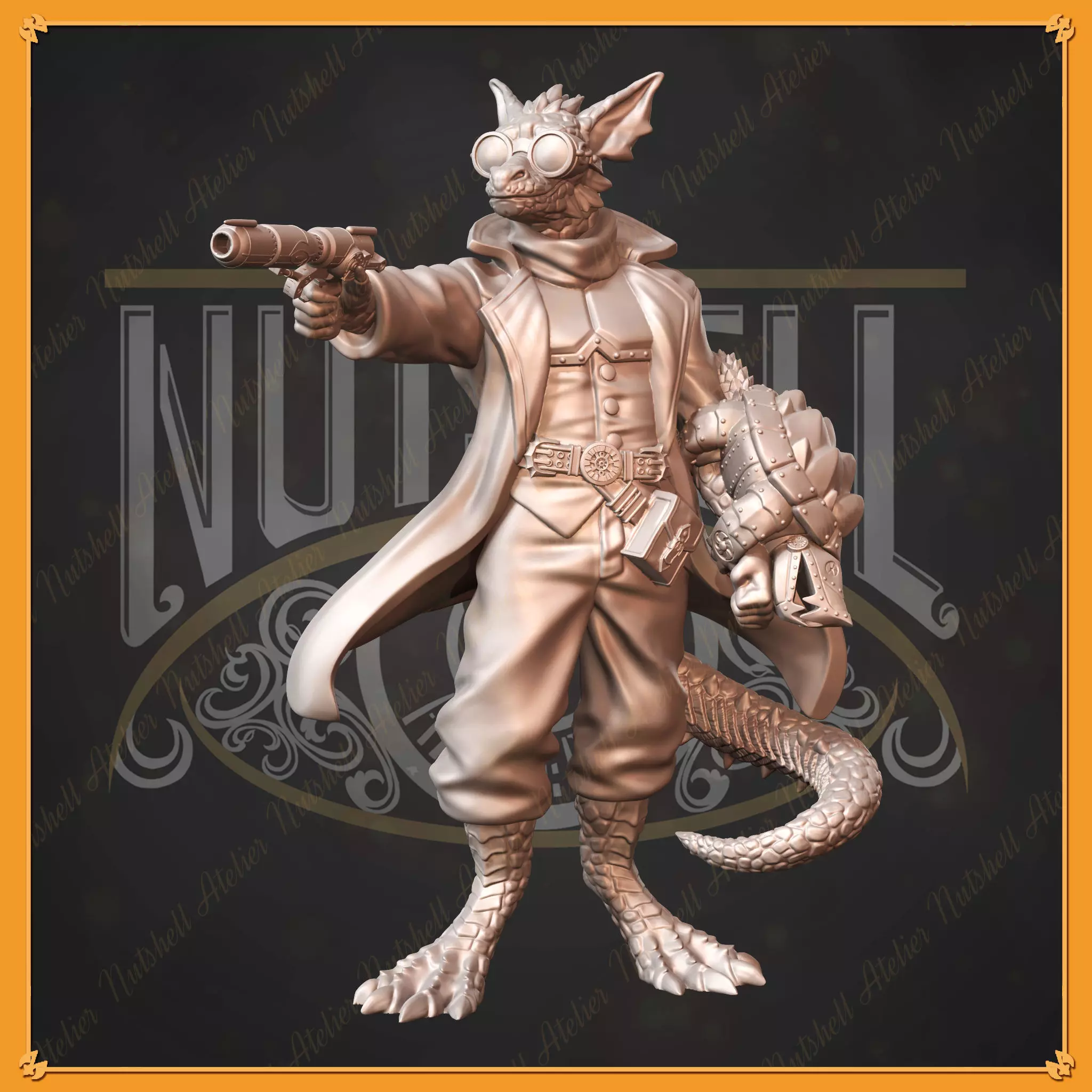 Nutshell Atelier - Kobold and girl 3D print model