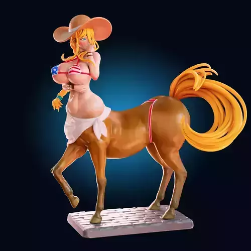 Centorea Ultra Thicc Horse Girl 3d Print Model  3D print model