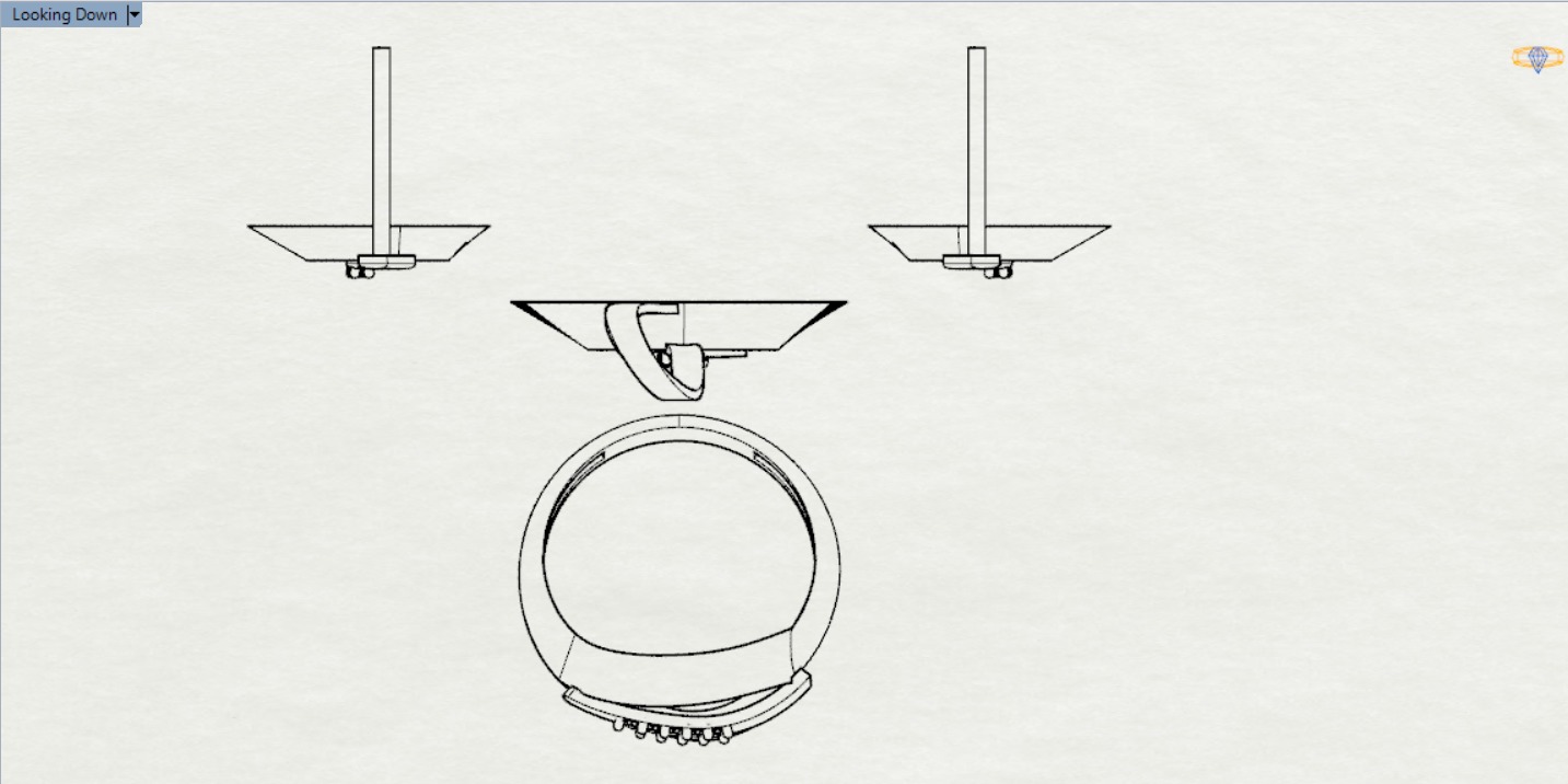 leaf jewelry set js0011 3D print model_9
