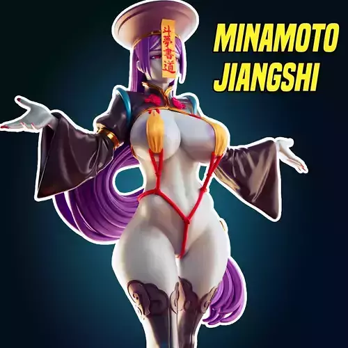 Minamoto no Raikou Jiangshi Zombie mommy 3d print Model 3D print model