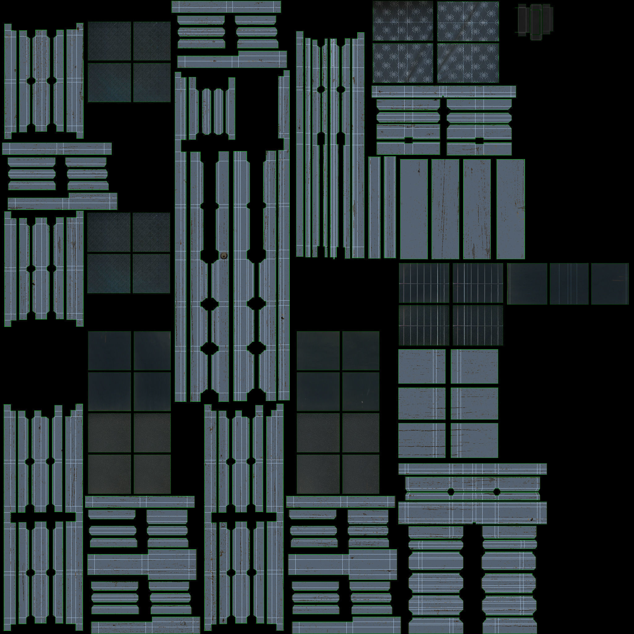 Shennong Street Building 61 Low-poly 3D model_25