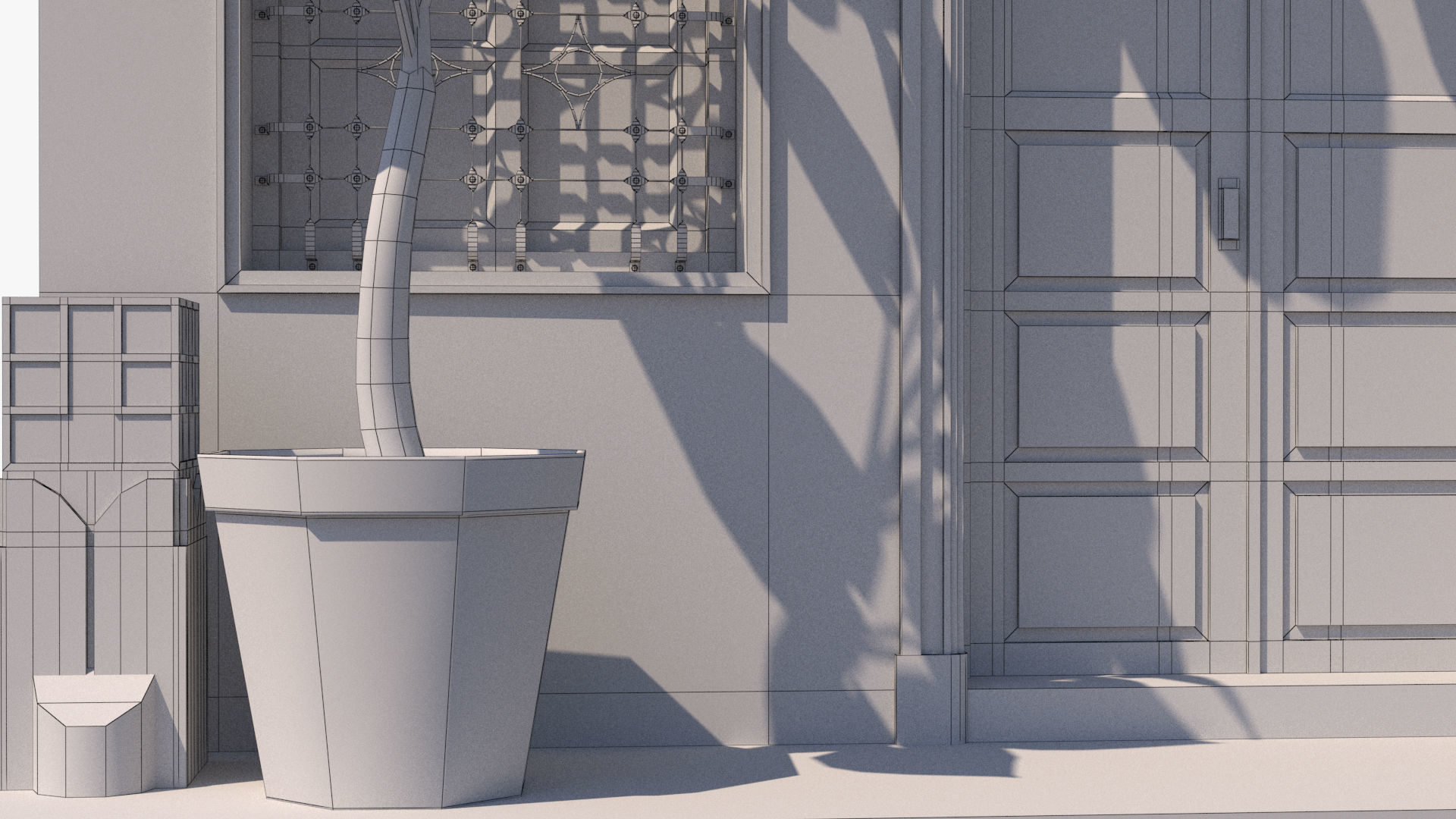 Shennong Street Building 61 Low-poly 3D model_18