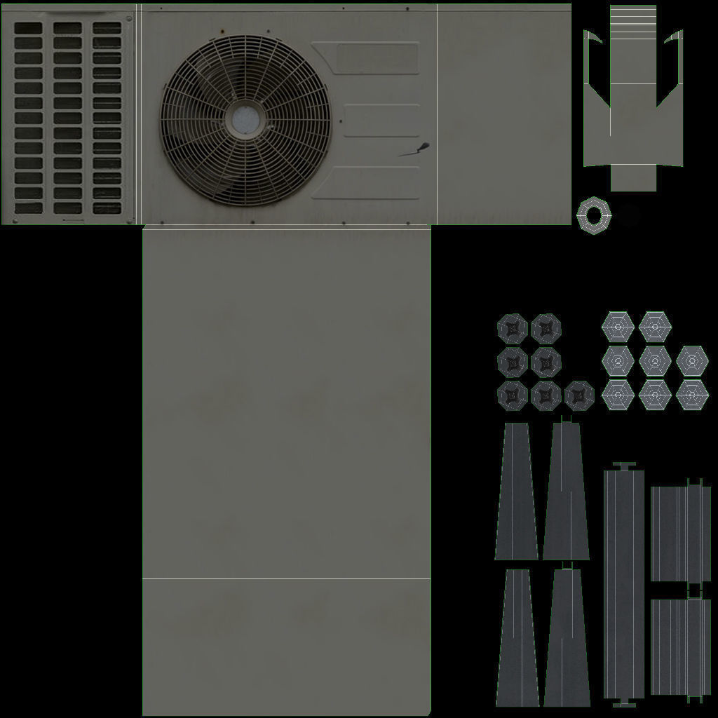 Shennong Street Building 61 Low-poly 3D model_29