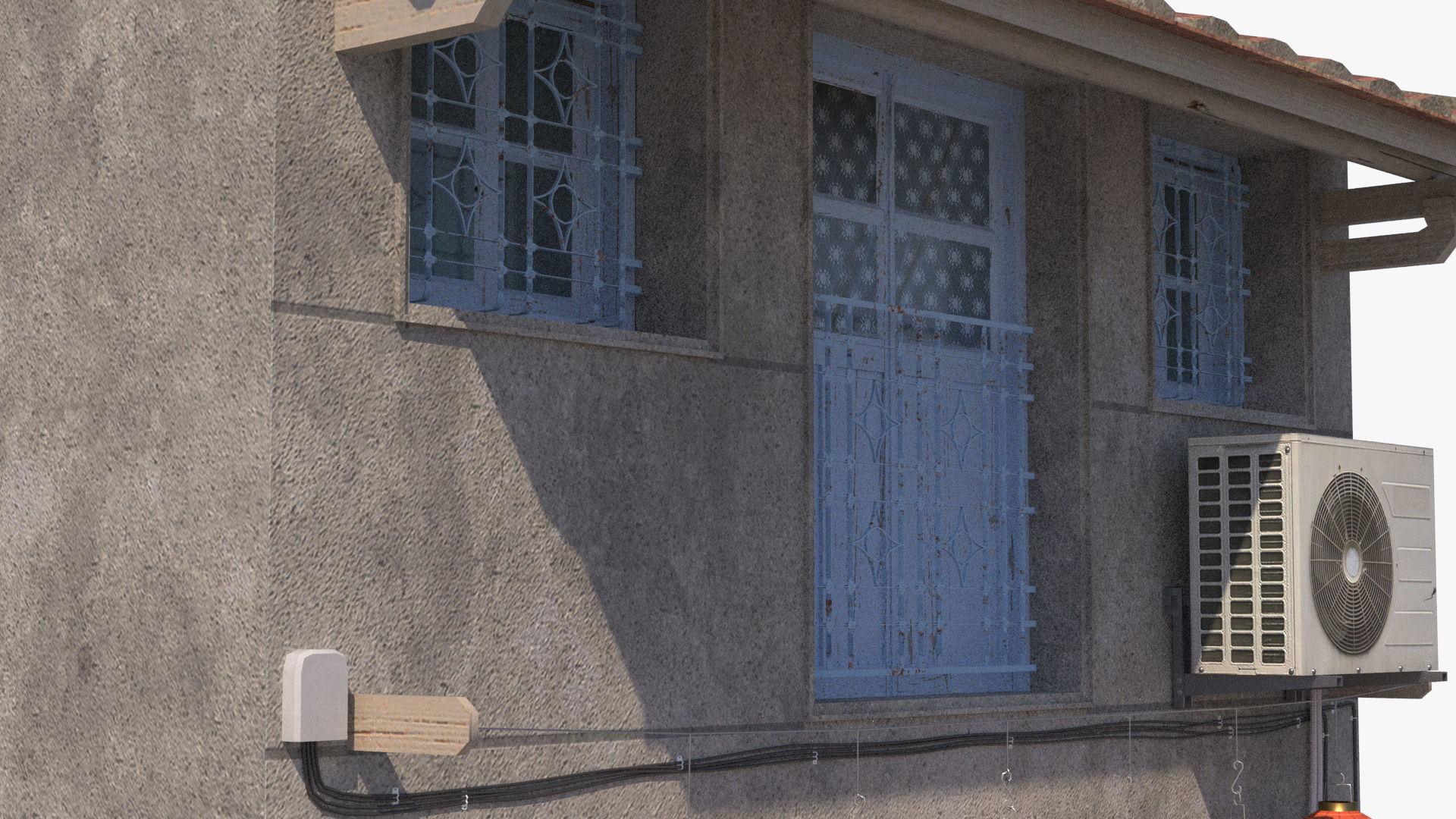 Shennong Street Building 61 Low-poly 3D model_10