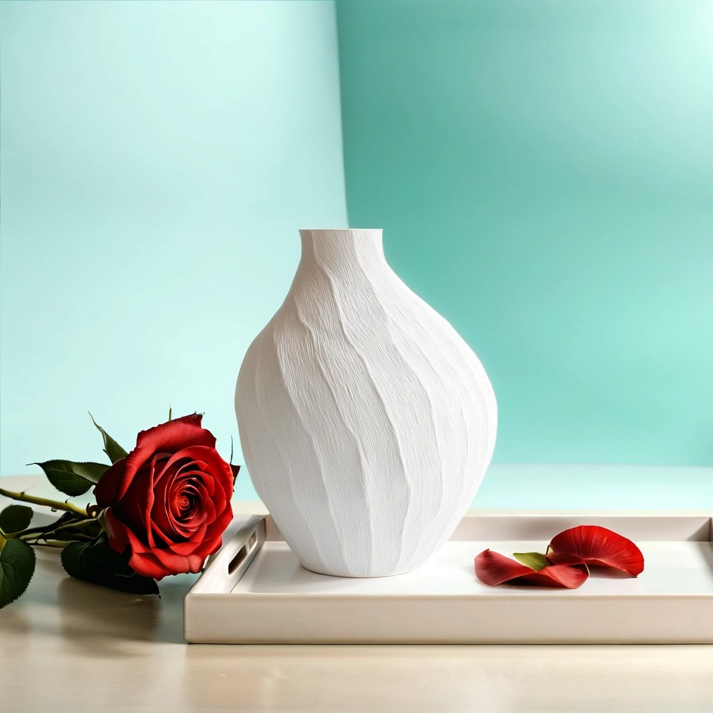 Petal Vase for Elegant Home Decor 3D print model_1