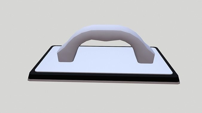 Plastering Trowel Low-poly 3D model