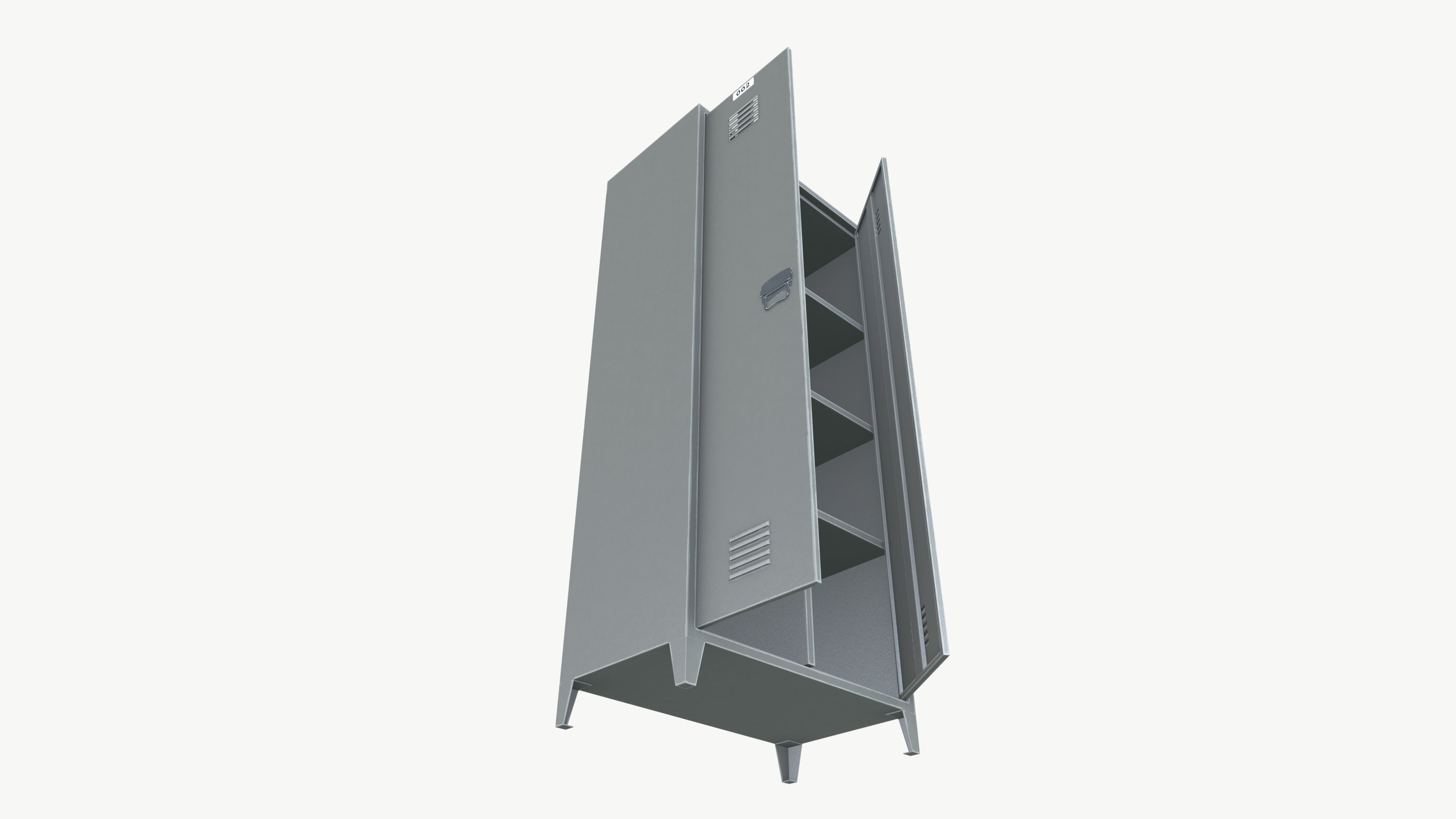 Locker 3D model_8