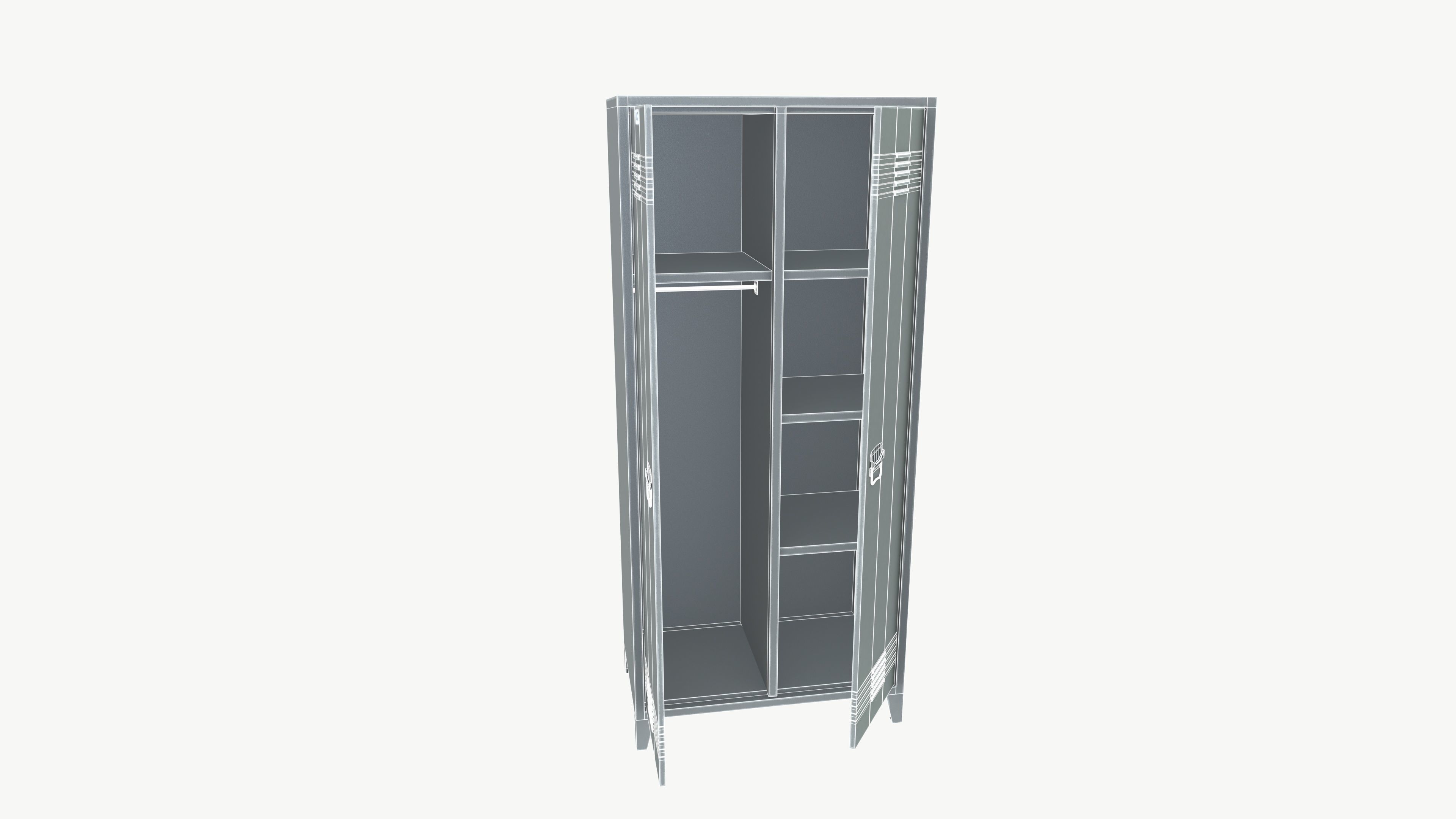 Locker 3D model_10