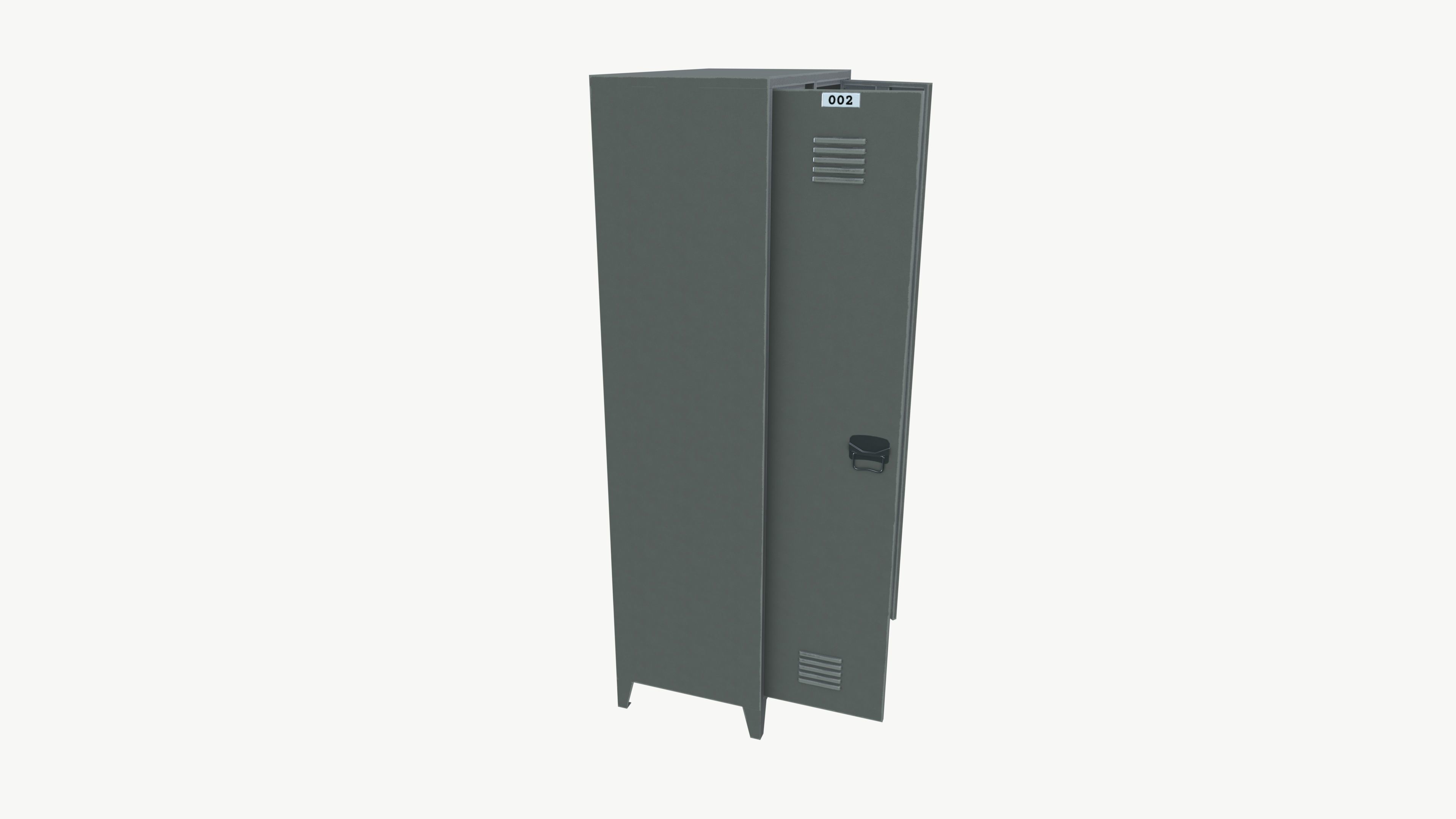 Locker 3D model_3