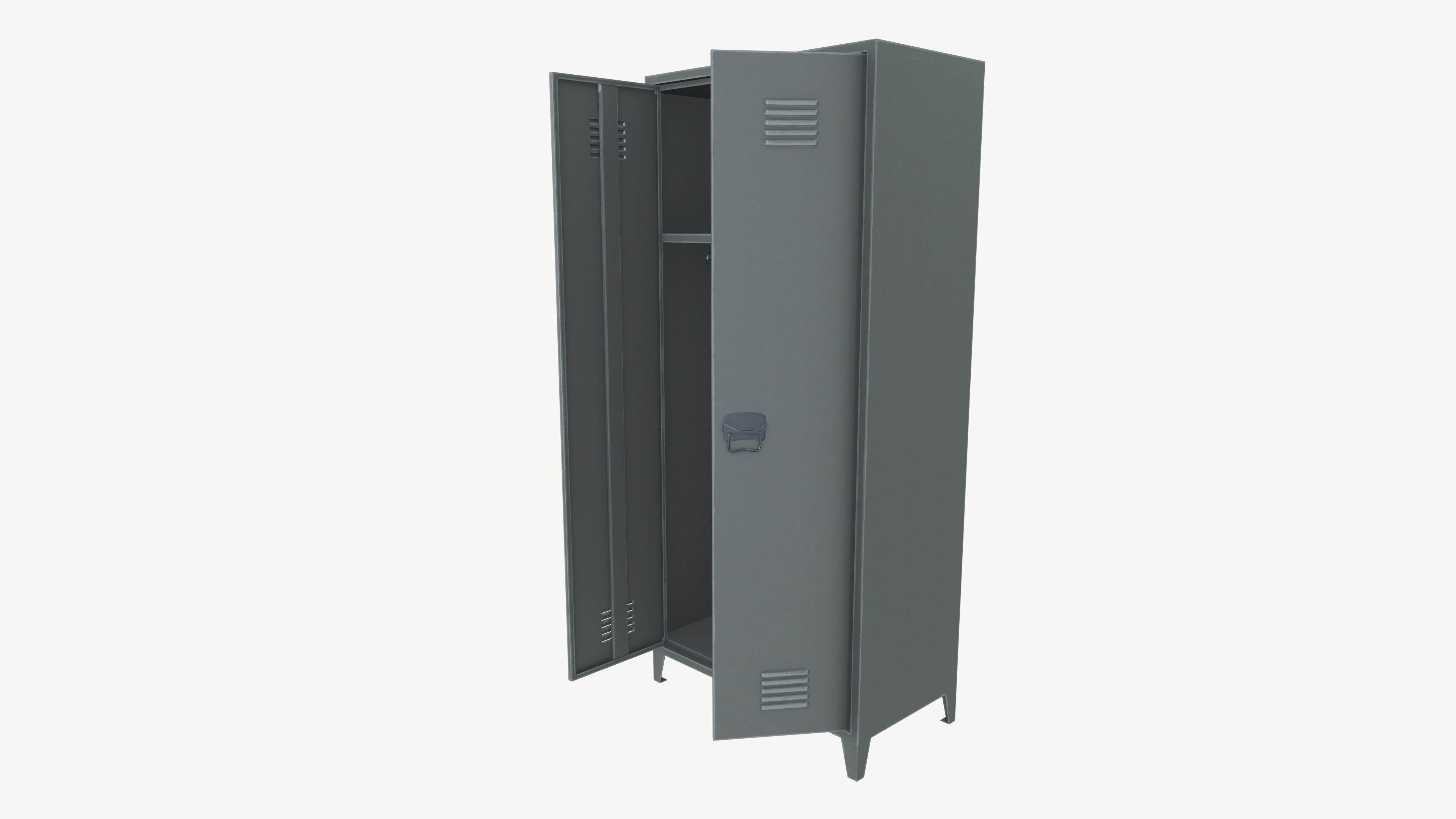Locker 3D model_2