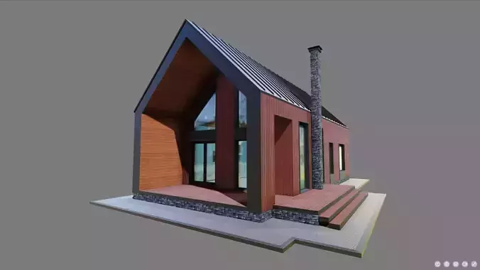 P0019 Residential House Barn House 02