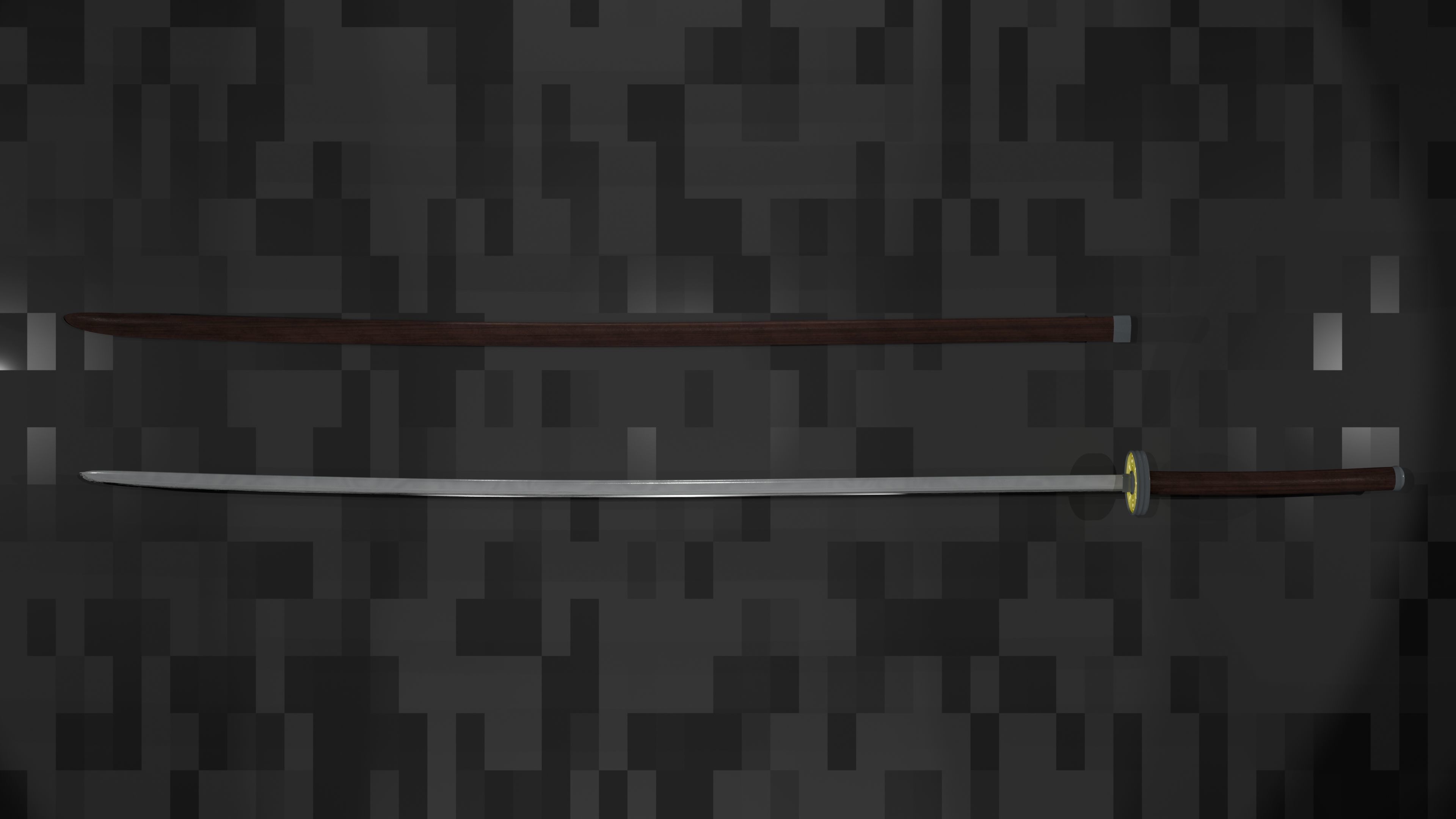 Nodati Saya Low-poly 3D model_1