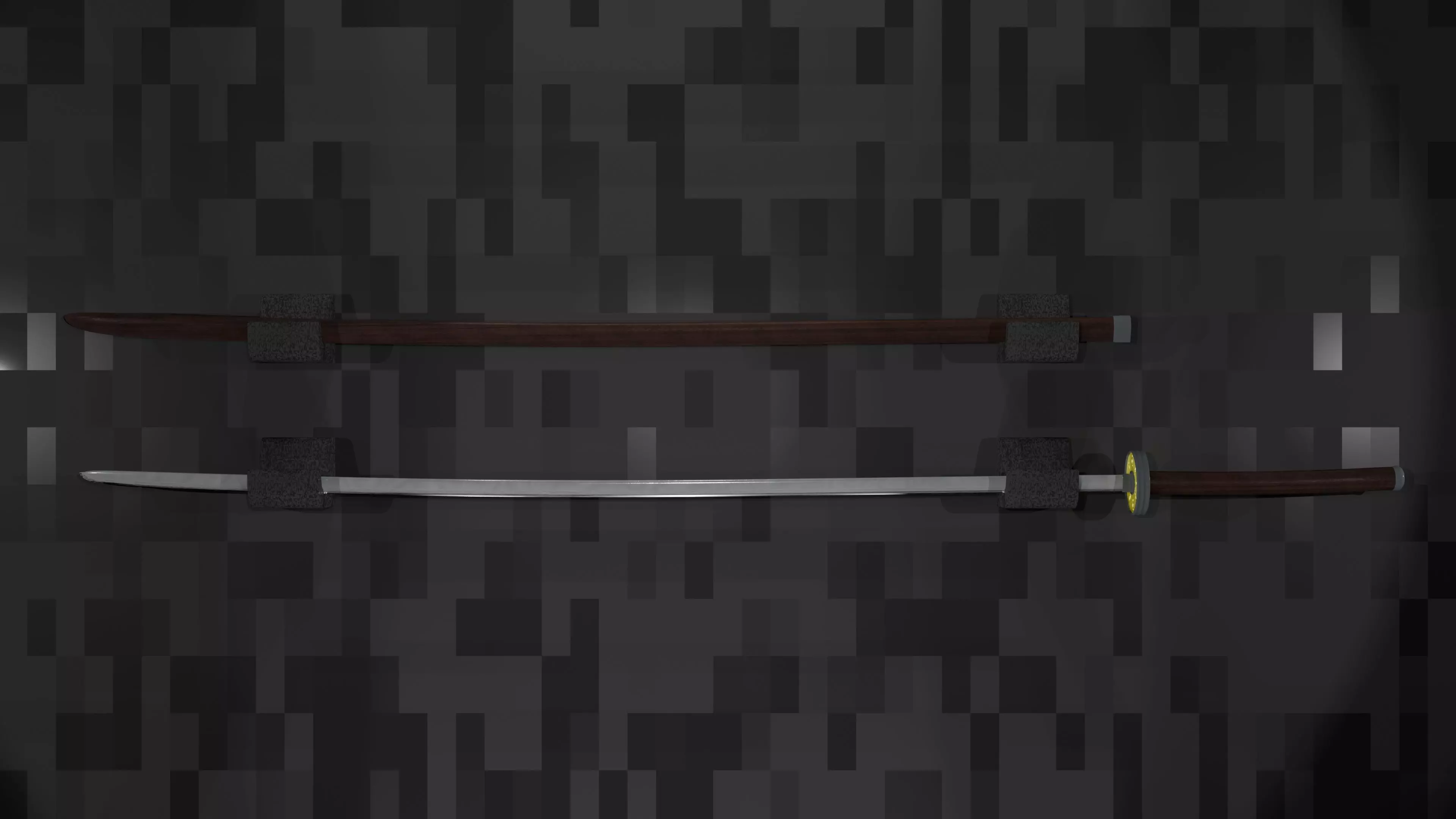 Nodati Saya Low-poly 3D model_0