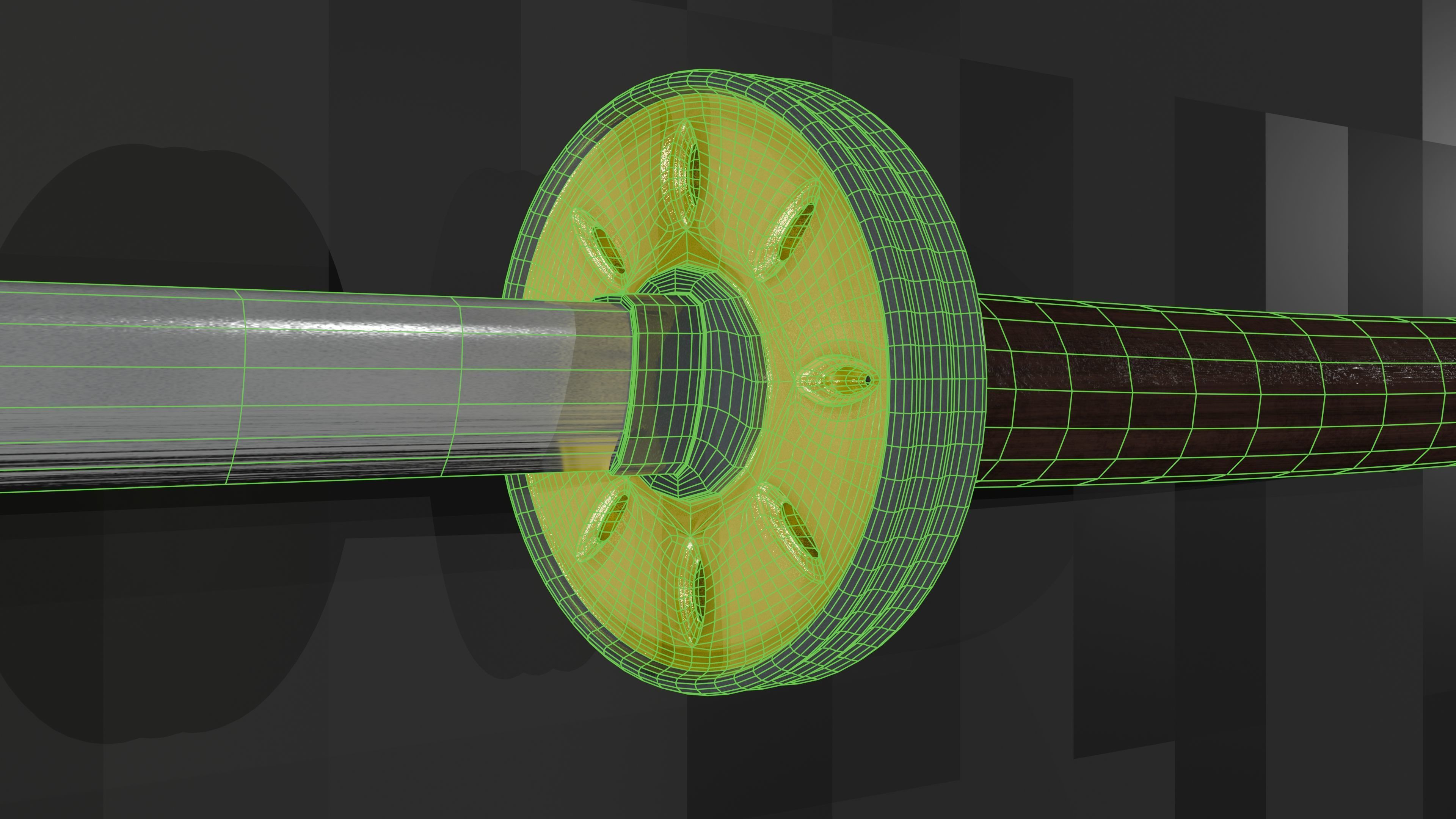 Nodati Saya Low-poly 3D model_9