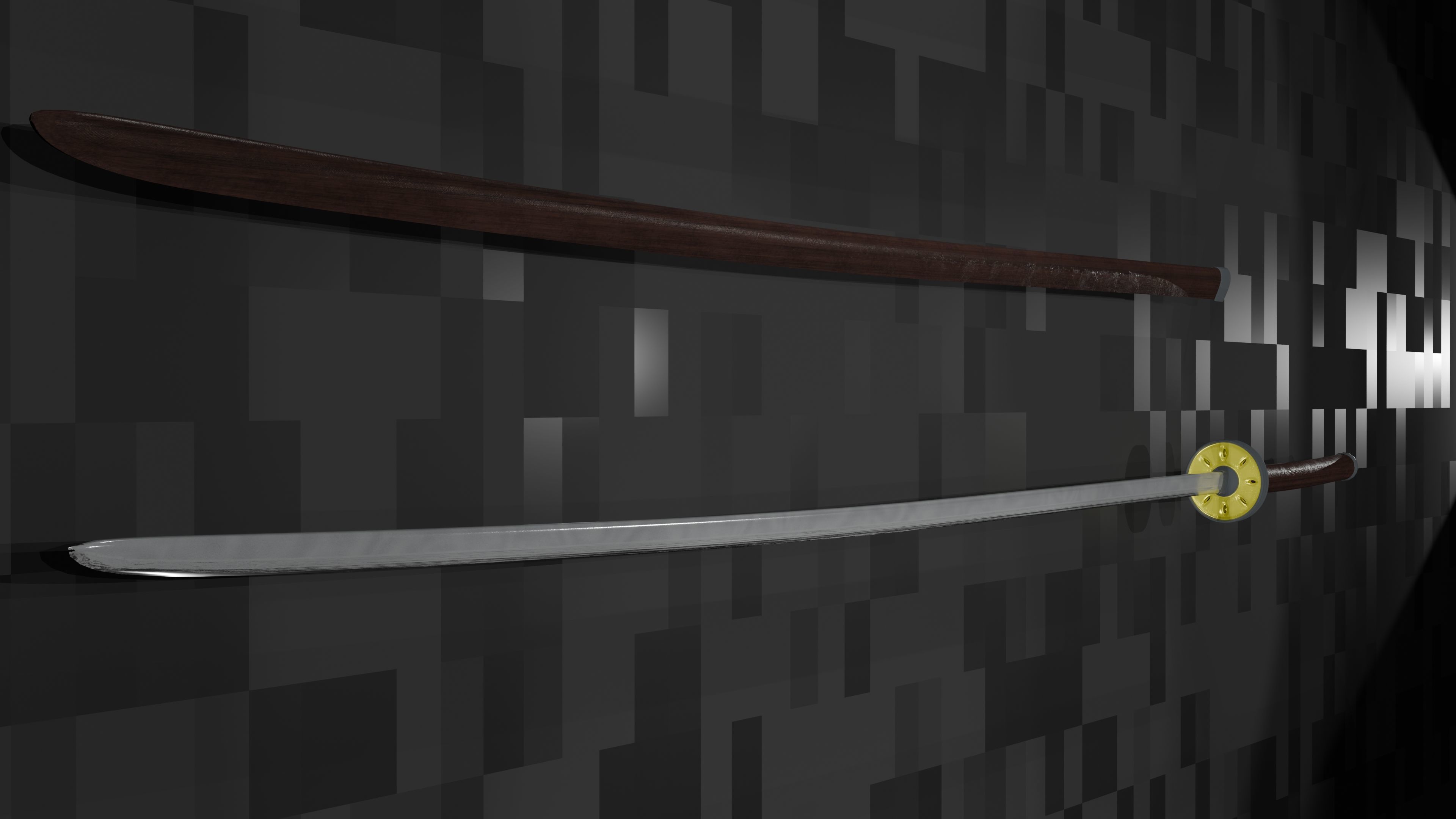 Nodati Saya Low-poly 3D model_2