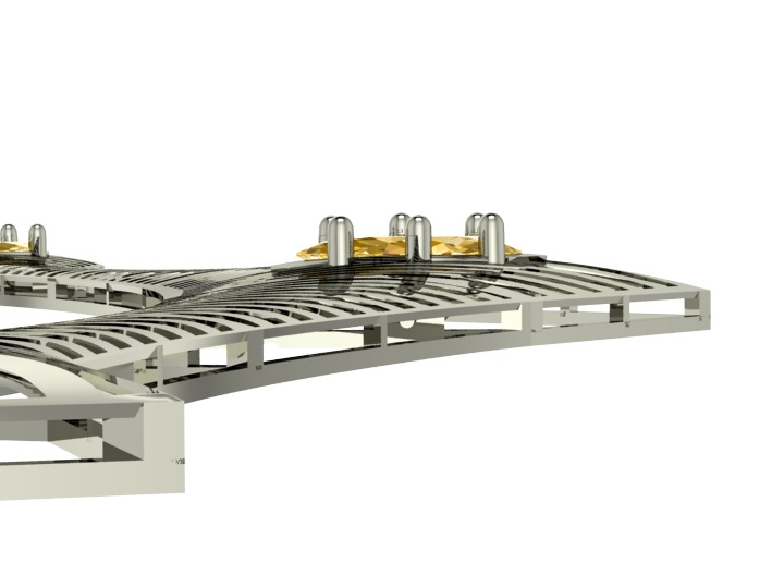 necklace and earring 3D print model_14