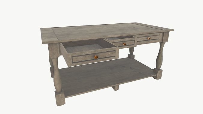 Console Table Low-poly 3D model
