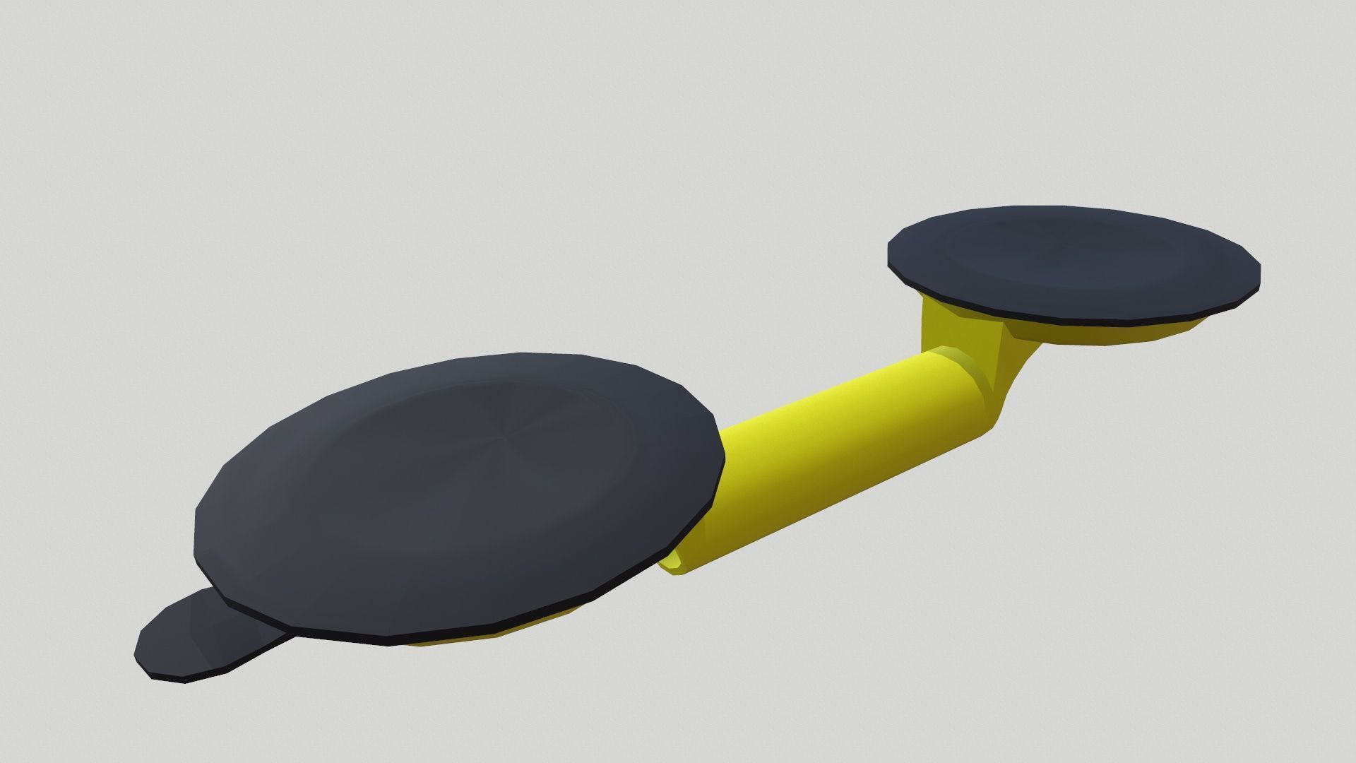 Vaccum Hooks Low-poly 3D model_7