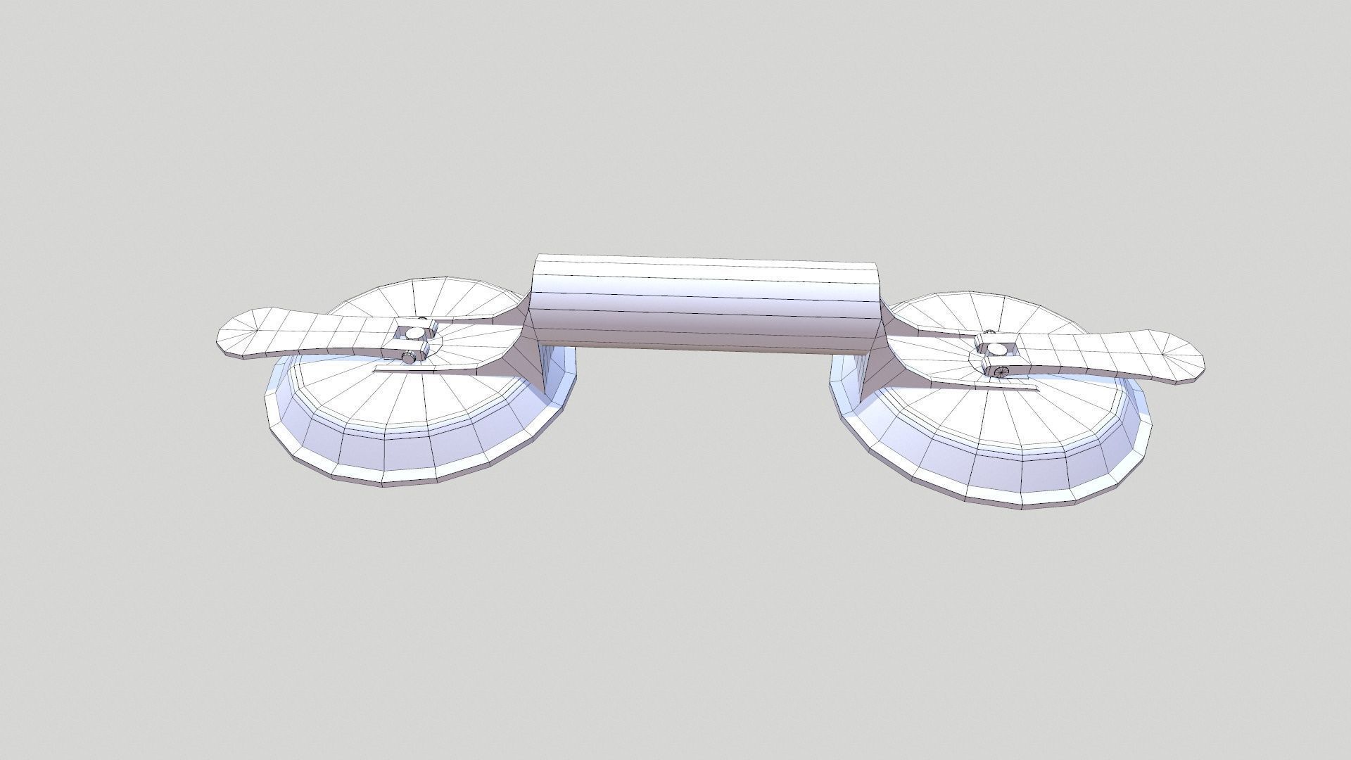 Vaccum Hooks Low-poly 3D model_10