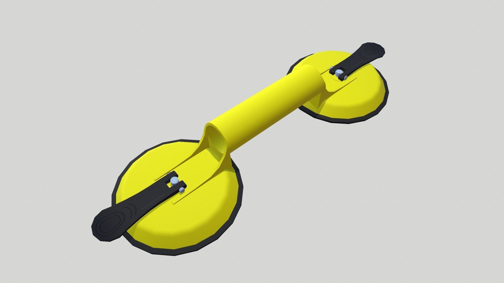 Vaccum Hooks Low-poly 3D model_5