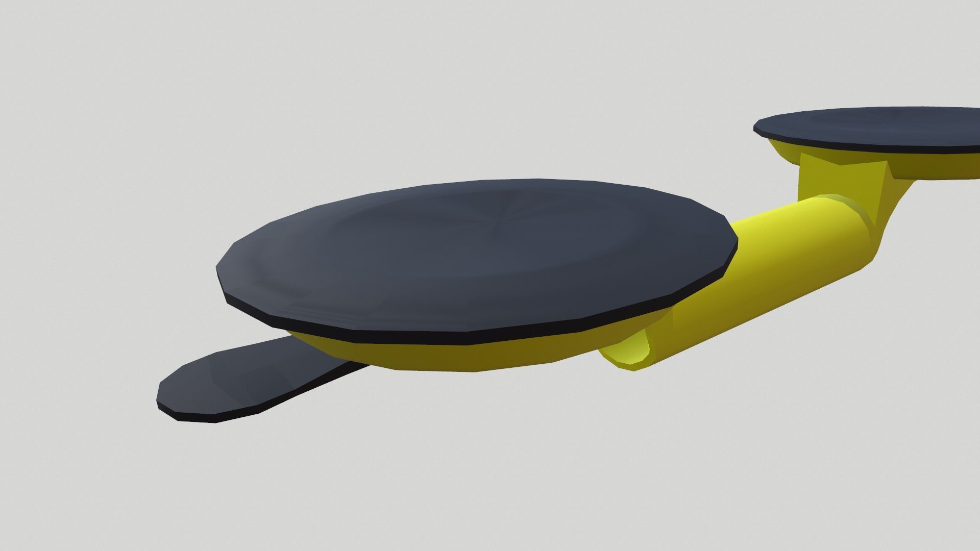 Vaccum Hooks Low-poly 3D model_8