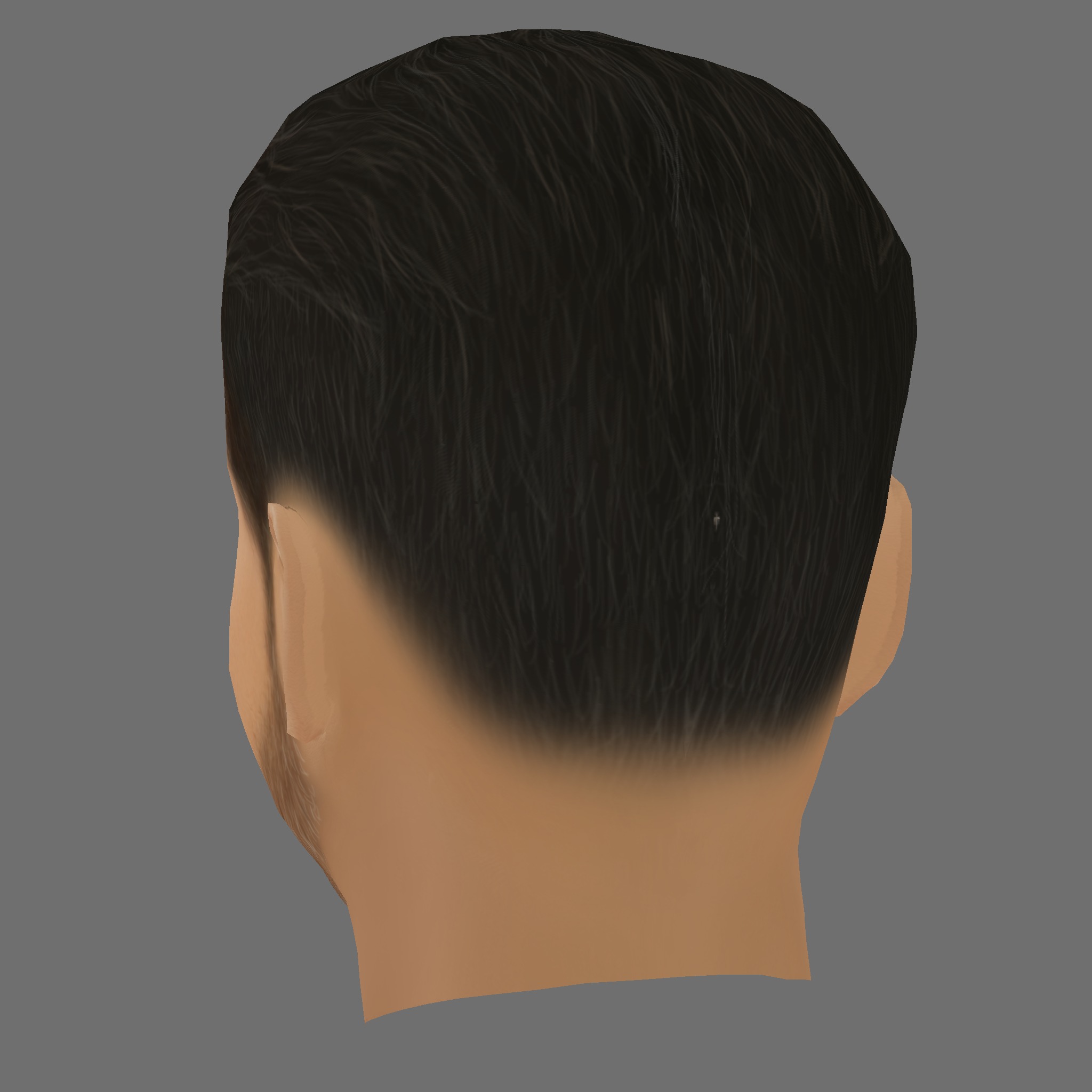 Andy Serkis Head - Low poly head for game Low-poly 3D model_3