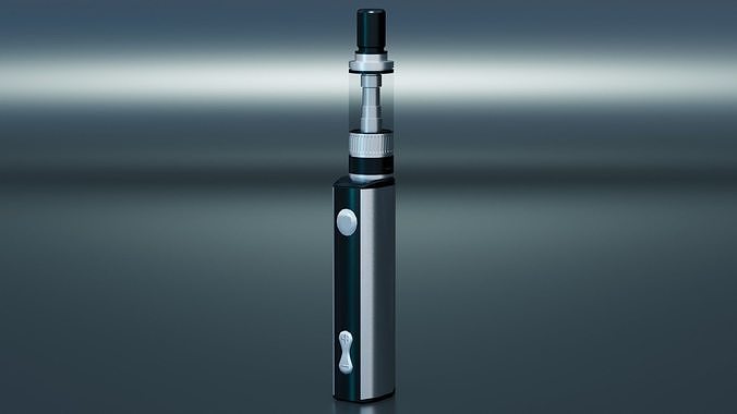 Realistic Low-Poly Vape - PBR Textured Free low-poly 3D model