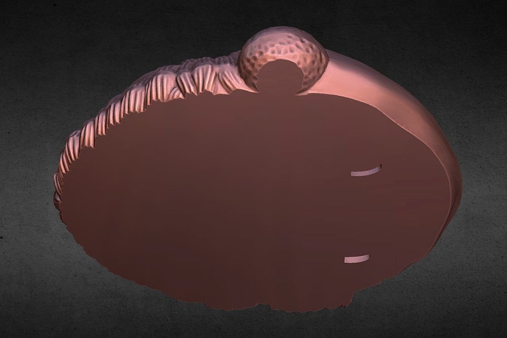 santa clause door hanger decoration 3D print model_4