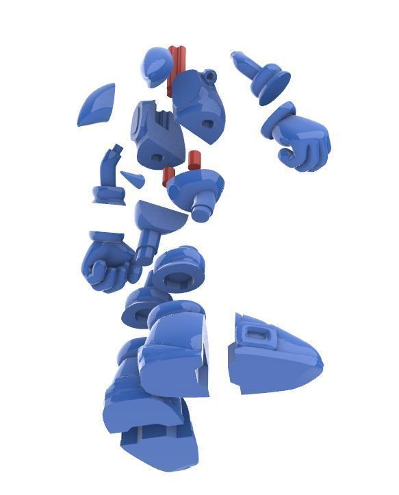 SONIC REAL SIZE MODEL 3D print model_8