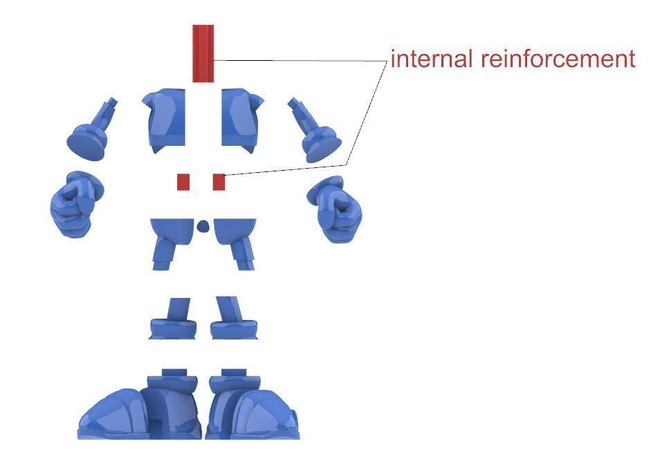 SONIC REAL SIZE MODEL 3D print model_5