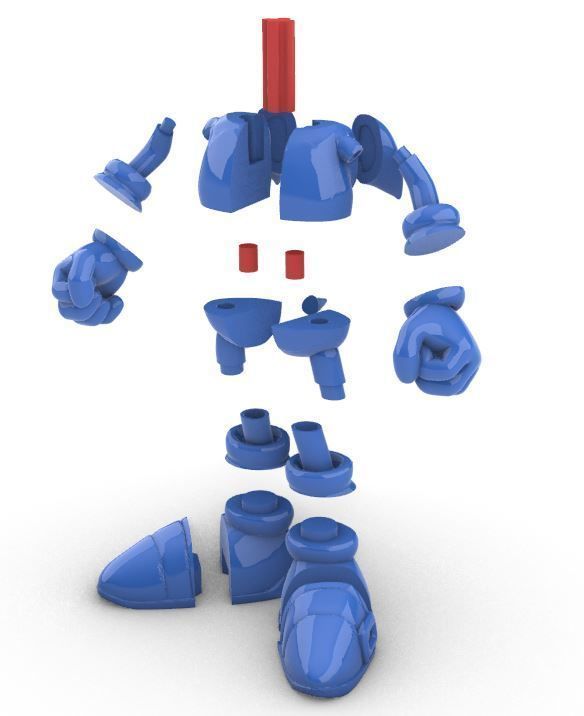 SONIC REAL SIZE MODEL 3D print model_7